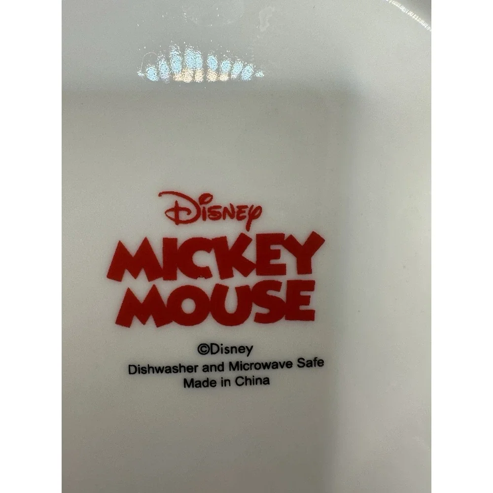 Ceramic Mickey Mouse Covered Bowl Steam Escape-Disney Christmas Microwaveable